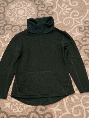 Smartwool Dark Green Fleece Hudson Pullover